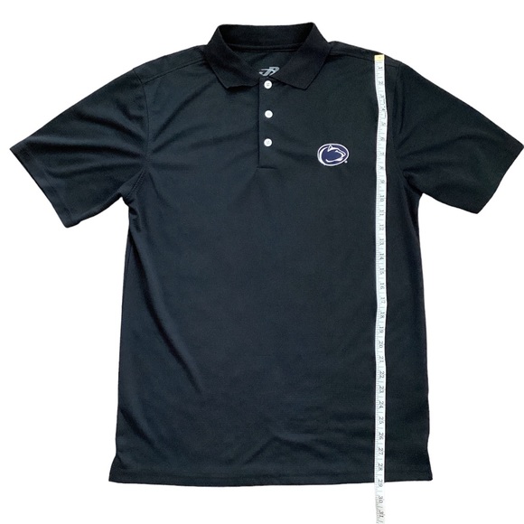 Penn State J. America Athletic Golf Polo Shirt | Mens M | black short sleeve PSU - Picture 6 of 7